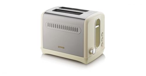 Gorenje Toaster T1100CLI Beige/ stainless steel, Plastic, metal, 1100 W, Number of slots 2, Number o